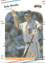 1988 Fleer Baseball Cards      077      Bob Brenly